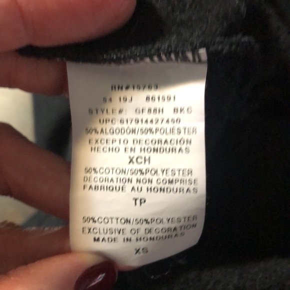 ❤️🤍🖤CHAMPION Mens Script Crew Sweatshirt - Black XS Like New Condition!❤️🤍🖤 - Picture 10 of 13